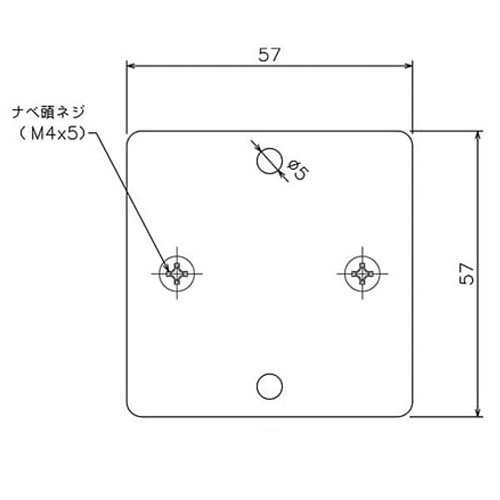 岡田 伸縮吊棒下地プレート 製品図面･寸法図