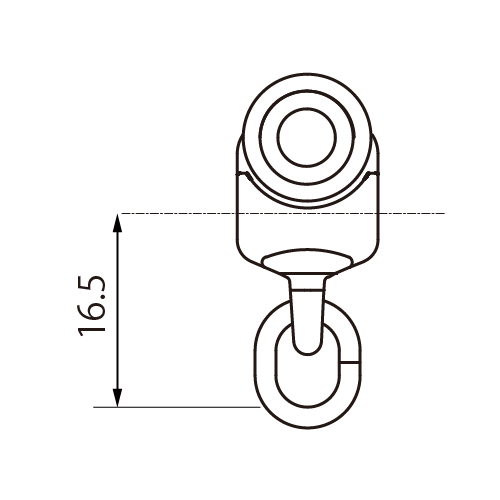 フェデポリマーブル N-24カセットランナー (アルミ専用) 製品図面・寸法図