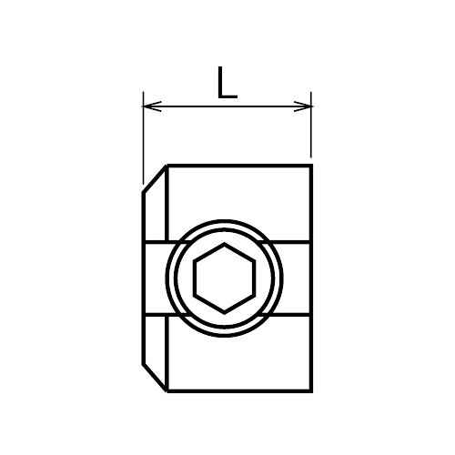 ASANO シングルクリップ 2mm 製品図面・寸法図-2