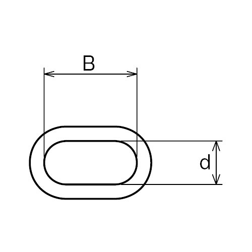 ASANO クランプ管 (アルミ) 1mm 製品図面・寸法図-1