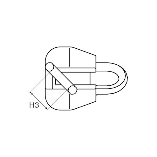 ASANO AKクランプ I型 37mm 製品図面・寸法図-2
