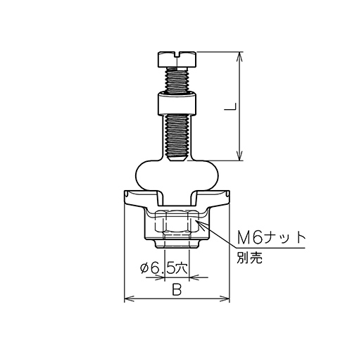 ASANO AKクリップ 16mm AK16330 製品図面・寸法図