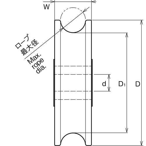 ASANO ステンレスシーブ 50×20mm 製品図面・寸法図
