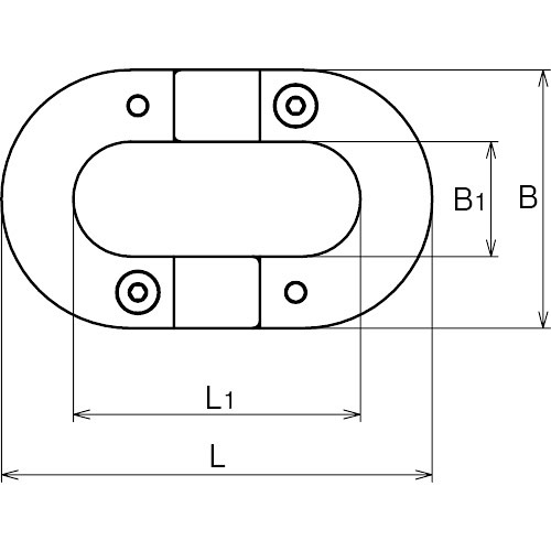 ASANO Wロックリング 3mm 製品図面・寸法図