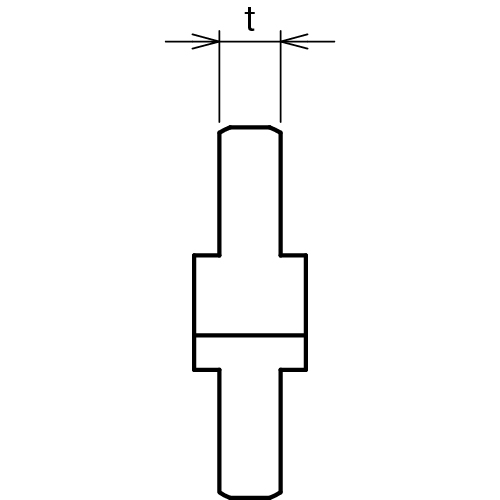 ASANO ヘビースイベル 8mm 製品図面・寸法図-2