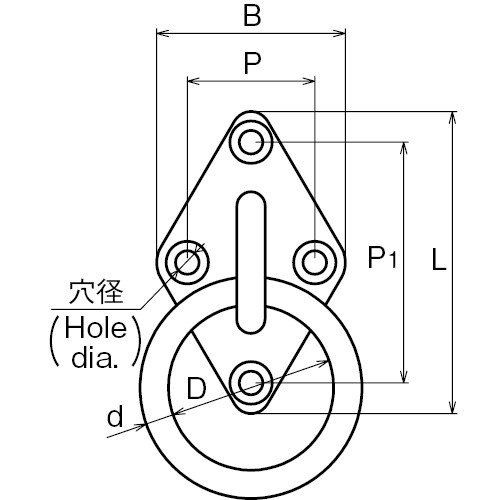 ASANO ダイアモンドリングプレート 5mm 製品図面･寸法図