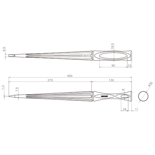 ASANO ライトスパイキSG 32Lサイズ AK4299 製品図面・寸法図