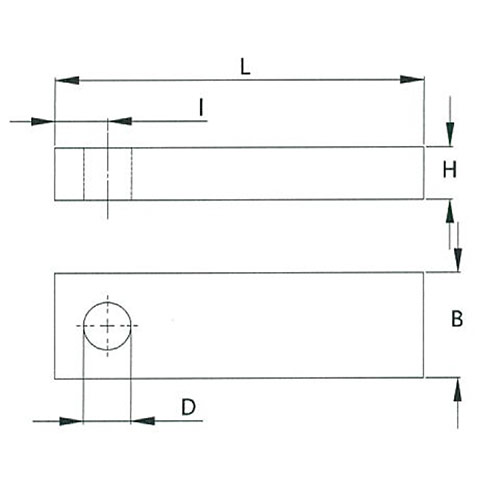 HELM ニコ 21号ドアハンガー用プレート 折畳鉄扉用 製品図面・寸法図