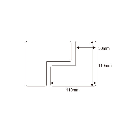 ビバマーキングテープ 超耐久保護マーキングテープ 位置決めテープ 製品図面・寸法図