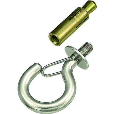 水本 ステンレス ボルトフック 線径8.0mm ねじ径W5/16 (カットアンカー付)