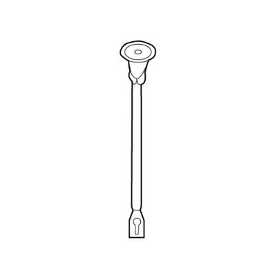 フェデポリマーブル N-24自在吊棒250mm (17～25cm) シルバー