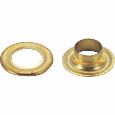 TRUSCO 両面ハトメ 真鍮 4mm (100組入)