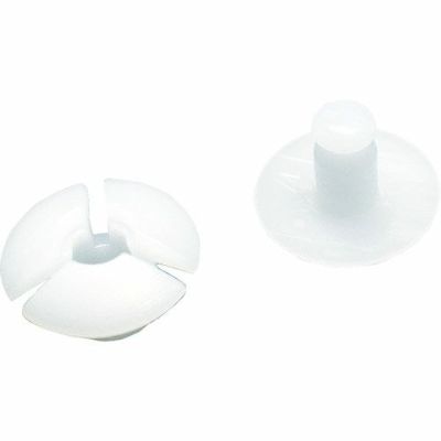 TRUSCO プラスチック留め具 フランジ径10mm 板厚1.8mm以下用 (20S入)