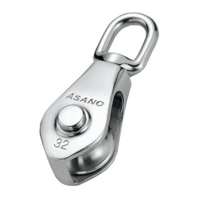 ASANO AKブロックS型 (ベケットなし) 1車 20mm (シーブ:1) AK1625