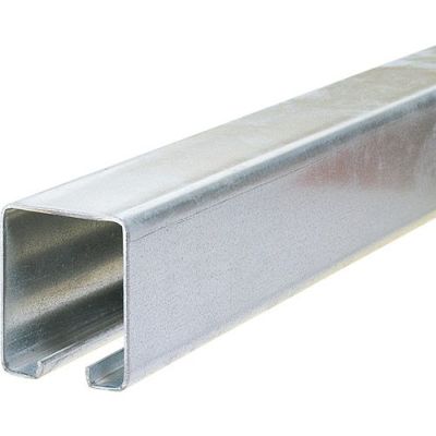 ヤボシ(フジ) 3号 スチール トラックレール メッキ 3640mm