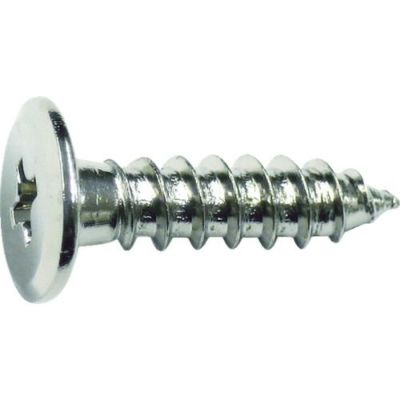 TRUSCO 超低頭タッピングねじ ニッケルメッキ M4×30 (14本入)
