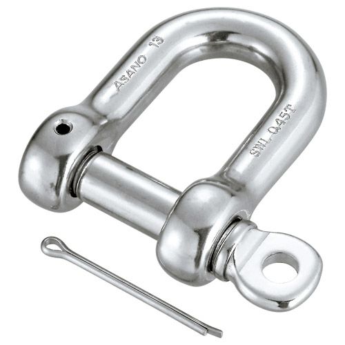 ステンレスM6割りピン付きシャックル ASANO ピンシャックル (割りピン付) 19mm | ヨドヤ【公式
