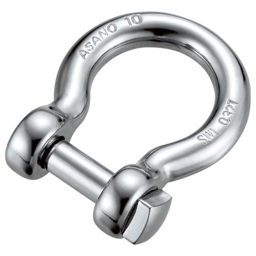 ASANO ピンシャックル (割りピン付) 8mm | ヨドヤ【公式】レール金物通販