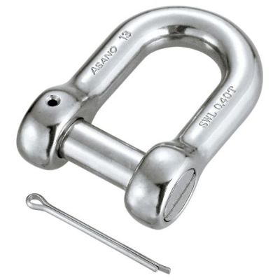 ASANO 沈みシャックル (割りピン付) 10mm