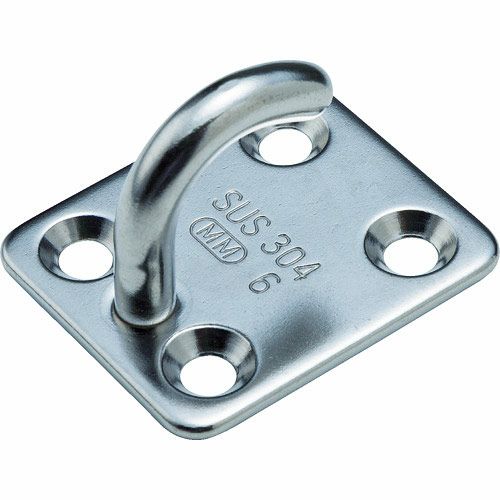 Trusco オープンアイプレート ステンレス 5mm ヨドヤ 公式 レール金物通販