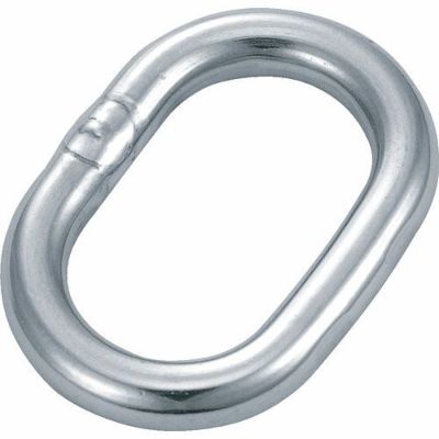 TRUSCO 楕円リンク ステンレス 3mm (2個入)