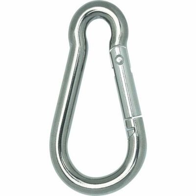 TRUSCO 国産カラビナハーケン B型 ステンレス 6mm×60mm