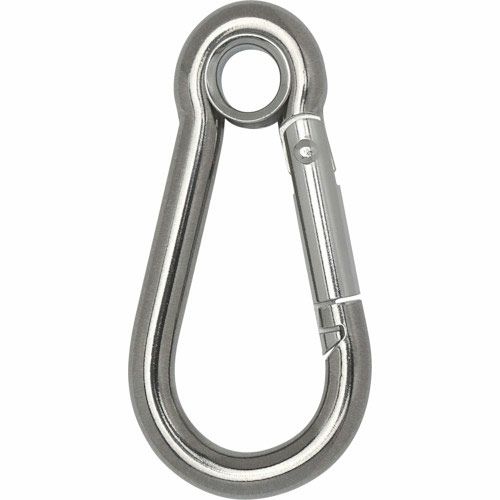 TRUSCO 国産カラビナハーケン NS型 ステンレス 12mm×140mm | ヨドヤ 