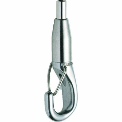 TRUSCO ワイヤーグリッパー カラビナ付フックタイプ ステンレス 3.0mm