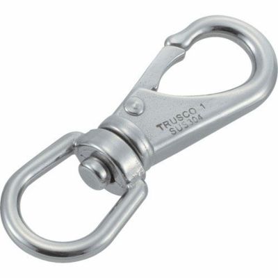 TRUSCO スイベルスナップ ステンレス 4mm×5mm (2個入)