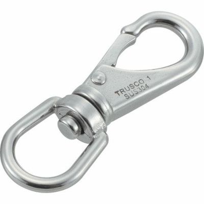 TRUSCO スイベルスナップ ステンレス 5mm×9mm (2個入)
