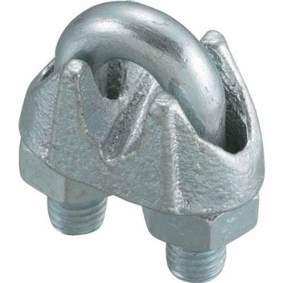 TRUSCO ワイヤクリップ スチール 適用ワイヤロープ径 16mm用