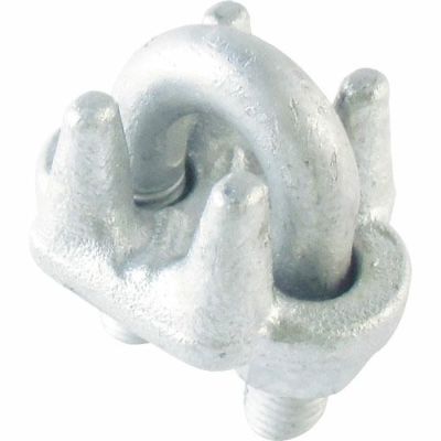 TRUSCO 鍛造ワイヤクリップ 適用ワイヤロープ径 6mm用