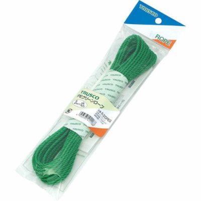 TRUSCO PEグリーンロープ 3つ打タイプ 6mm×10m