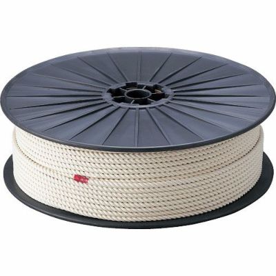 TRUSCO 綿ロープ 3つ打タイプ 6mm×200m巻