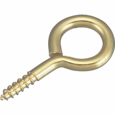TRUSCO ヒートン 真鍮 #4 内径8.1mm (40本入)