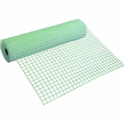 TRUSCO 多目的樹脂ネット 1m巾×10m巻 目合35×34mm ホワイト