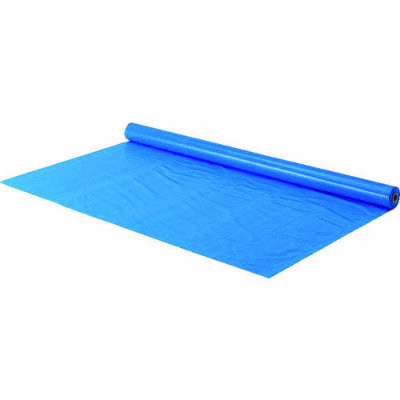 TRUSCO 防炎シートα軽量 ロールタイプ 0.9m巾×50m巻 ブルー | ヨドヤ