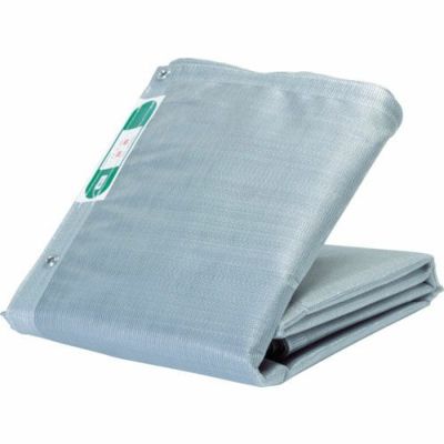TRUSCO ストロングメッシュシート 1.8×3.6m 目合0.5mm グレー