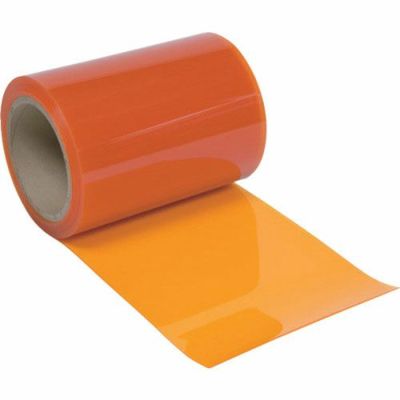 スワロン ストリップドアーシート フラット静電防虫オレンジ 100mm巾×24m巻 2mm厚