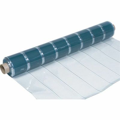 スワロン ハイパーアコーディオン 防炎静電透明 1170mm巾×12m巻 1.3mm厚