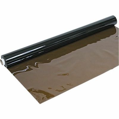 スワロン ハイパーカーテン 防炎静電 1370mm巾×30m巻 0.3mm厚 ブロンズ