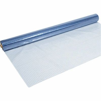 スワロン ハイパーカーテン 糸入透明 2030mm巾×30m巻 0.55mm厚／糸マス目2cm