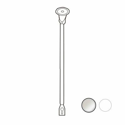 フェデポリマーブル 自在吊棒410 (25～41cm) シルバー
