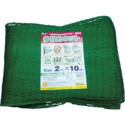 ユタカメイク 多目的ネット 2m×10m PE グリーン