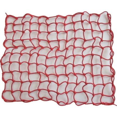 ユタカメイク 多目的カラーゴムネット レッド 約50cm×約60cm
