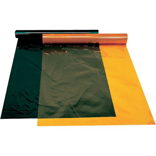 アキレス ウェルディングカーテン0.35mm厚 ロールスクリーンタイプ／イエロー 137cm巾×30m巻 ロールタイプ(反物)