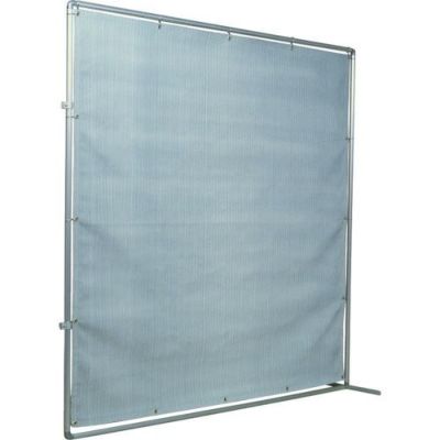 吉野 火花用衝立アルミパイプ 2m×2m 固定式・接続タイプ／スパッタシート (両面コーティング)