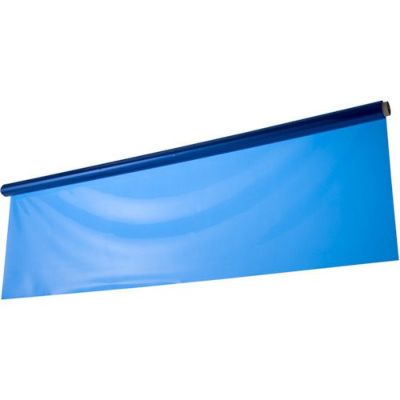 TRUSCO 溶接遮光シート カット品 0.35mm厚 2050mm幅×5m巻 ブルー