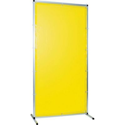 TRUSCO 溶接用遮光フェンス W1000×H1500mm イエロー 光線透過率74%／ アルミ製フレーム