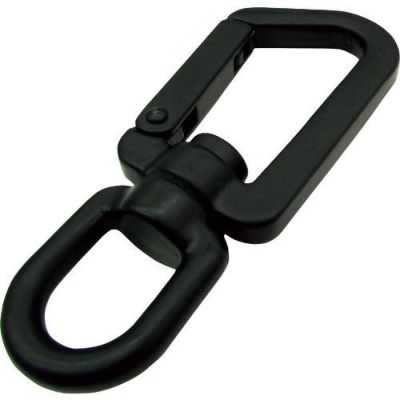 水本 ステンレス スイベルスナップ Z型 黒塗装(マットブラック) 線径8mm 長さ123mm